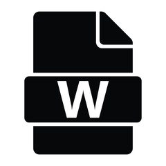 Word File Format Icon