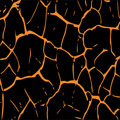 Orange black Abstract Pattern vector template 