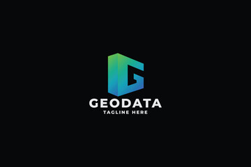 Geo Data Letter G Pro Logo Template
