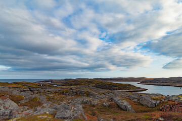 landscape with clouds
