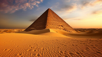 Fototapeta na wymiar Majestic Pyramid of Egypt