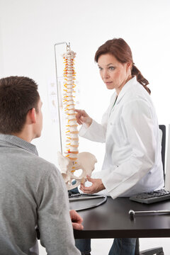 Doctor and Patient, Mannheim, Baden-Wurttemberg, Germany