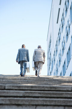 Businessmen, Mannheim, Baden-Wurttemberg, Germany