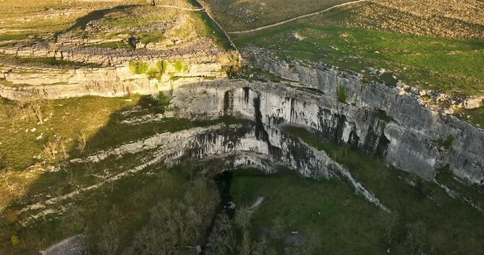 Malham Cove from above