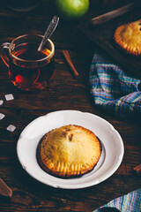 Homemade apple mini pies