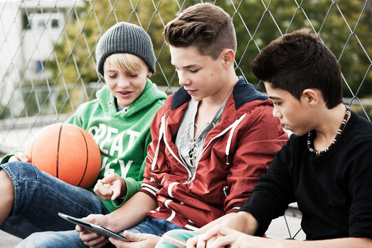 Boys, Mannheim, Baden-Wurttemberg, Germany