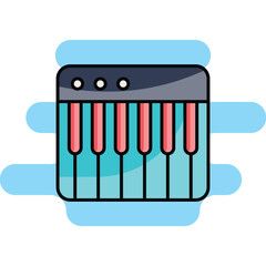 Synthesizer icon. Suitable for Web Page, Mobile App, UI, UX and GUI design