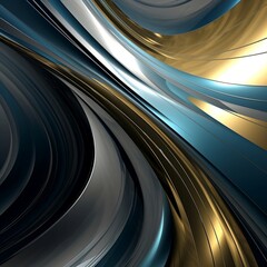 abstract modern background design, blue , silver, gold
