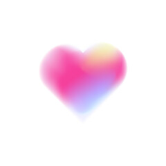 Airy, translucent, blurry, tender heart