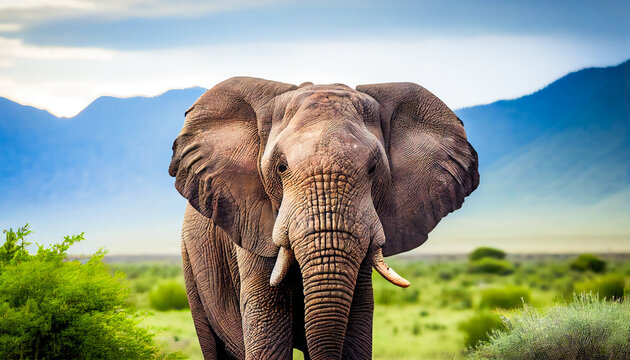 Elephant in the Natural World. .Generative AI