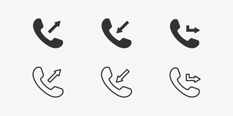 vector illustration of call icon