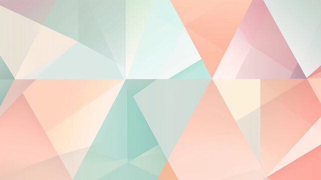 abstract geometric background with pastel colors