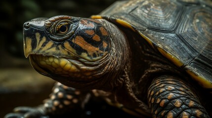 Obraz premium turtle head eye