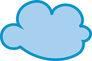 Obraz premium Cute Cloud Element Illustration