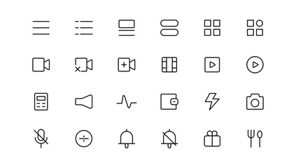 Web icon set. Website set icon vector. for computer and mobile