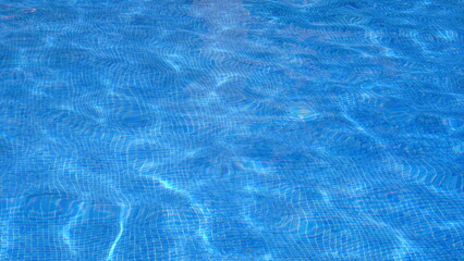 sun reflections on pool water background