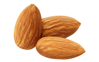 Delicious almonds cut out
