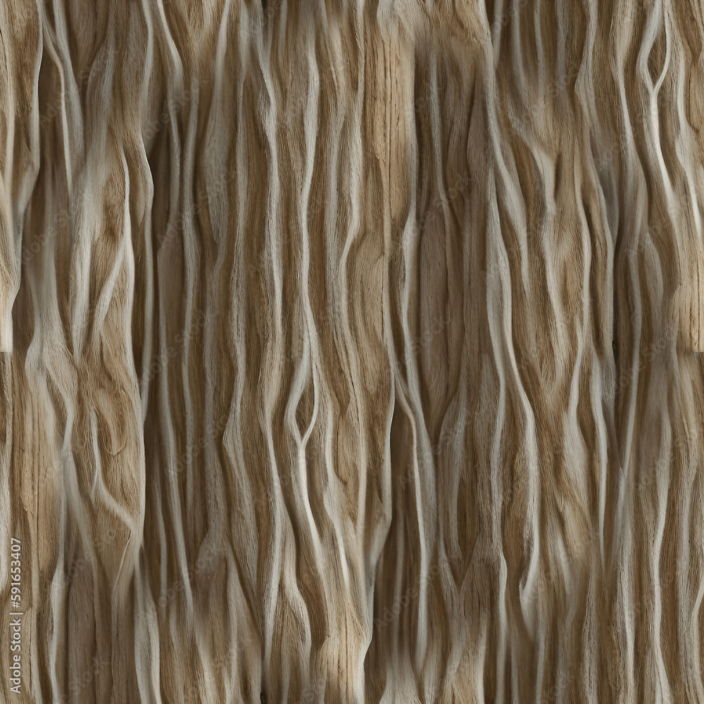 Poster abstract texture, stylization of tree bark trunk, created in artificial intelligence