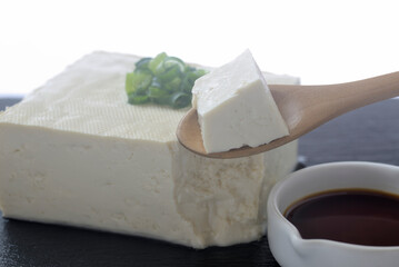 木綿豆腐で和食の冷奴