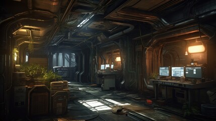 Scifi Game Art Environment