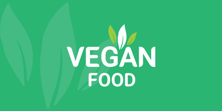 Vegan food icon badge sign. Organic Product Logo. Vegan icon design.