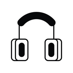 Headphone icon. Suitable for Web Page, Mobile App, UI, UX and GUI design