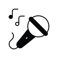 Microphone icon. Suitable for Web Page, Mobile App, UI, UX and GUI design