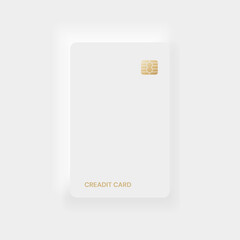 neumorphism style. UI/UX user interface button. Vector illustration.
