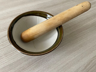 ミニすり鉢でも香りと味を引き立てる