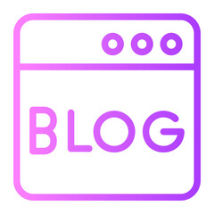 blog gradient icon