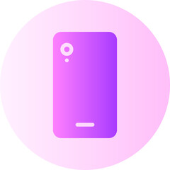 phone camera gradient icon