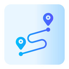 distance gradient icon