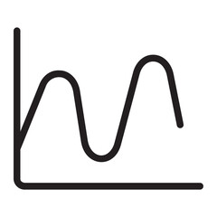 fluctuation glyph icon