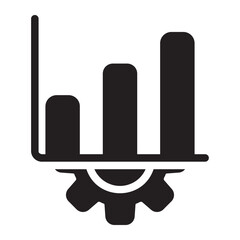 performance glyph icon