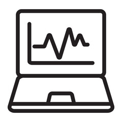 laptop line icon