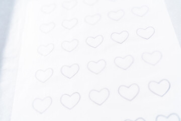 Chocolate Cookies with Chocolate Hearts