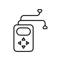 Mp3 icon. Suitable for Web Page, Mobile App, UI, UX and GUI design