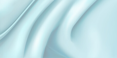 Background of light blue fabric with several folds