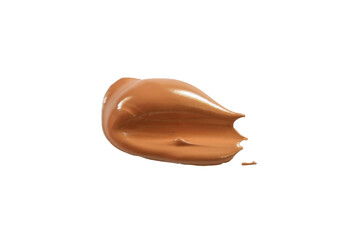 Liquid foundation isolated on white with clipping path.