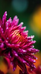 close up of a flower, depth effect