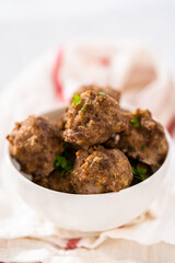 Oven Baked Meatballs