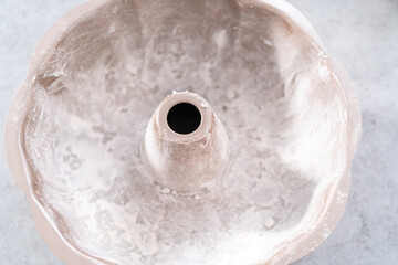 Lemon cranberry bundt cake