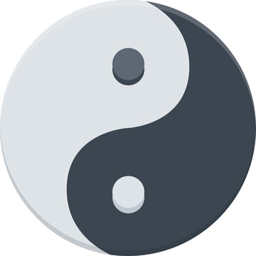 design vector image icons yin yang