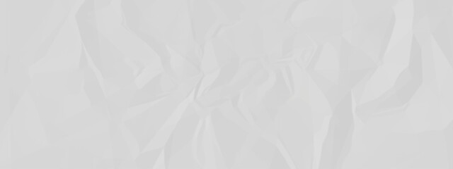 white crumpled paper texture background. Creative background with scattered overlay of crumpled white paper. A crumpled sheet of white paper abstract background.