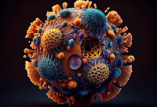 Coronavirus Schutzimpfung. Generative AI