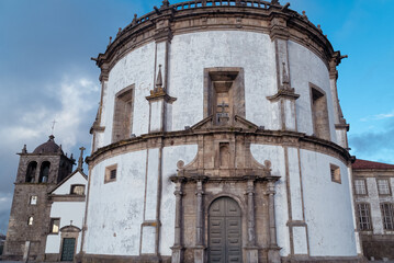 Fototapeta na wymiar Oporto, Portugal. April 12 , 2022: Sierra del Pilar Monastery - Morro garden