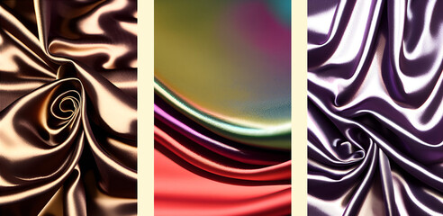 Satin silk Cloth abstract background