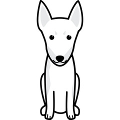 Lancashire Heeler Dog Breed Cartoon Kawaii Sketch Hand Drawn Watercolor Painting Silhouette Sticker Illustration Sublimation EPS Vector Graphic