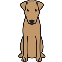 Smooth Fox Terrier Dog Breed Cartoon Kawaii Sketch Hand Drawn Watercolor Painting Silhouette Sticker Illustration Sublimation EPS Vector Graphic