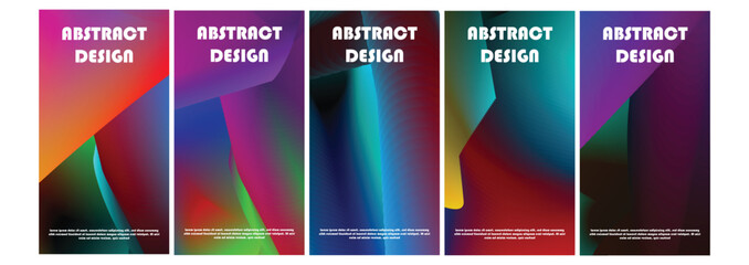 Fototapeta premium abstract design full color - eps 10